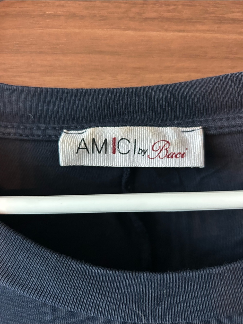Amici by Baci relaxed Navy Pocket Tunic Dress - Picture 2 of 5